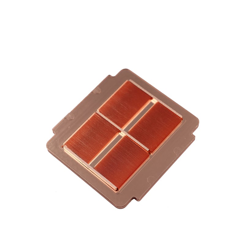 New Energy CNC Turning Shovel Teeth Copper Skived Fin Heat Sink