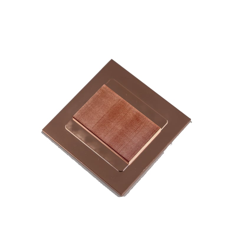 Pv Inverter Shovel Teeth Copper Fin Skived Heat Sink