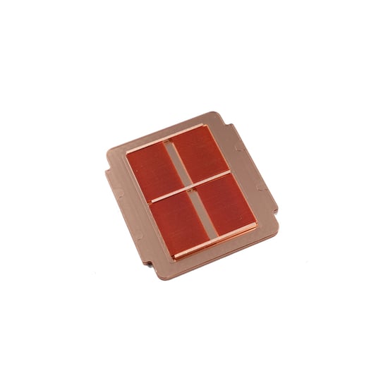 New Energy CNC Turning Shovel Teeth Copper Skived Fin Heat Sink