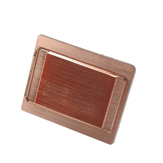Pv Inverter Shovel Teeth Copper Fin Skived Heat Sink