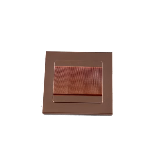 Pv Inverter Shovel Teeth Copper Fin Skived Heat Sink